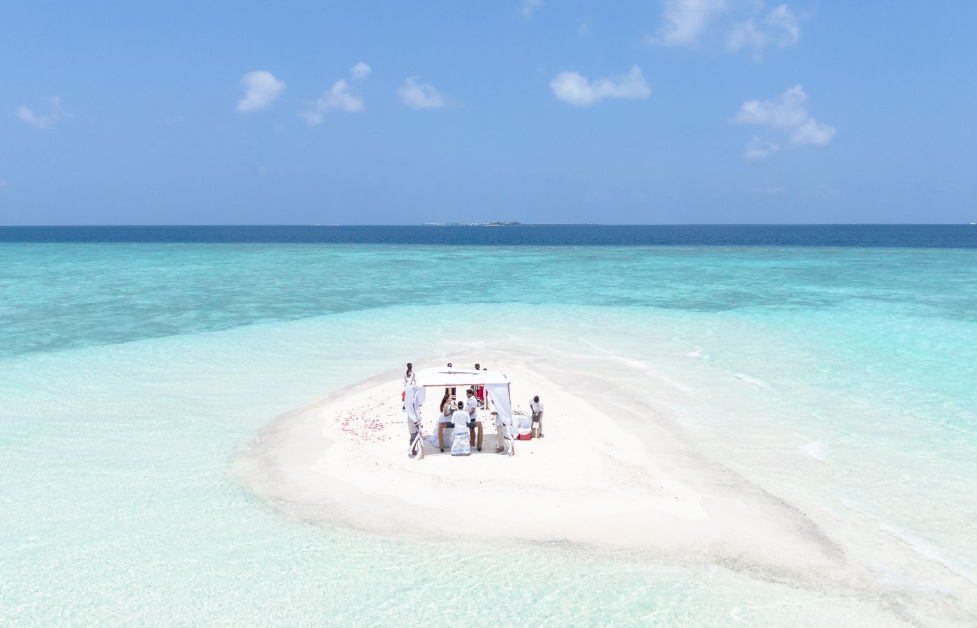 Aerial wedding and event photo